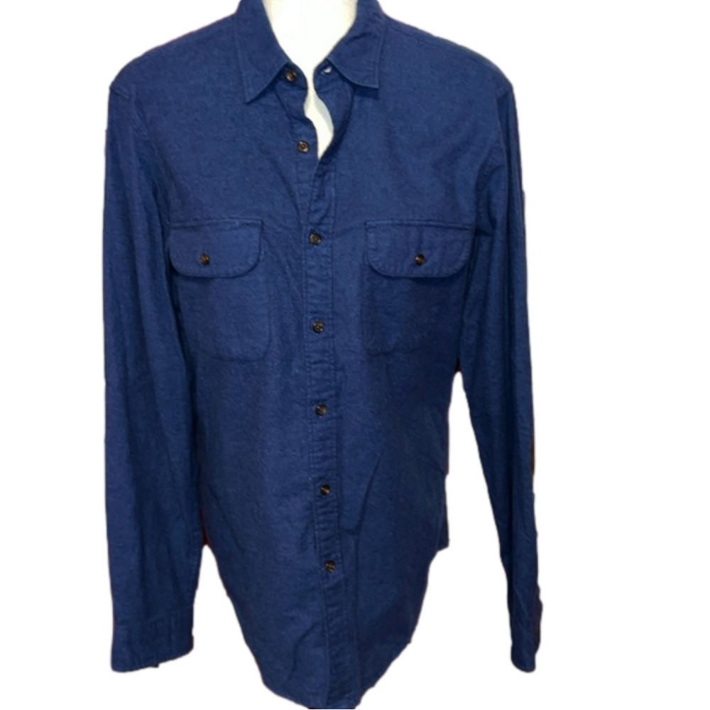 NWOT J. Crew Mercantile Soft Cotton Button Shirt Elbow Patches M